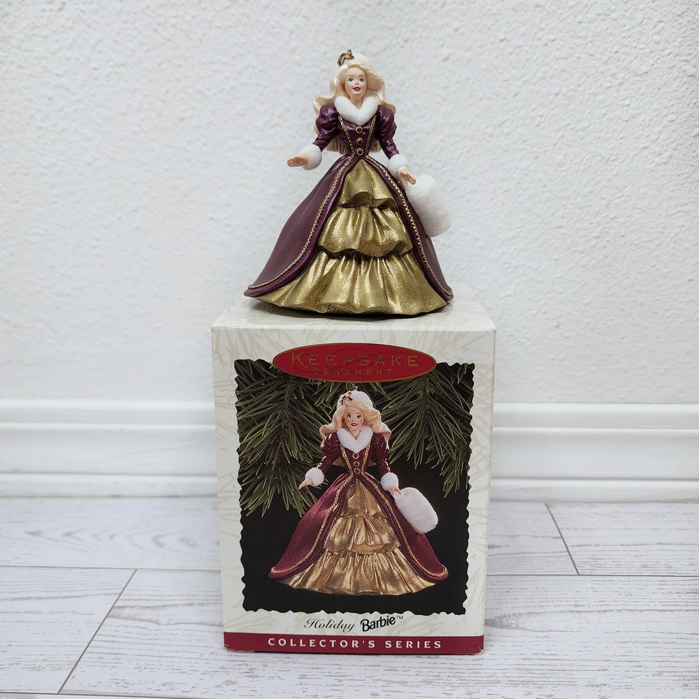 Holiday Barbie Hallmark Keepsake 1996 Ornament VTG